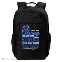 Blue Ribbon Colon Cancer Backpack thumb 0