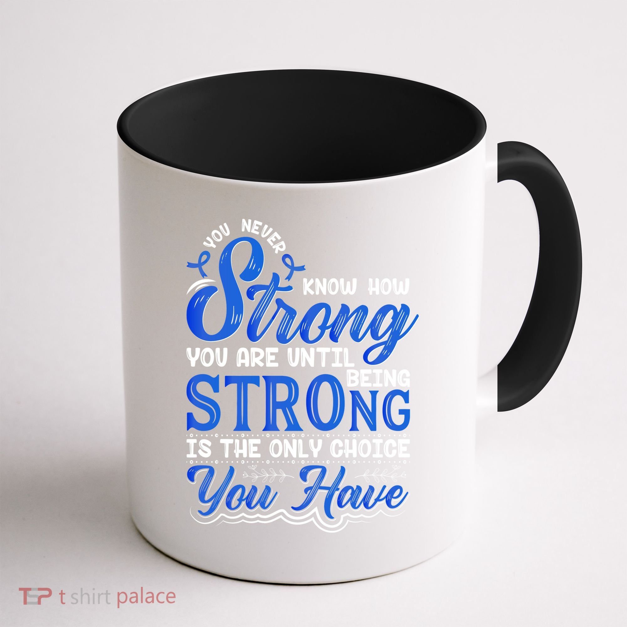 Blue Ribbon Colon Cancer Coffee Mug