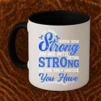 Blue Ribbon Colon Cancer Coffee Mug thumb 2