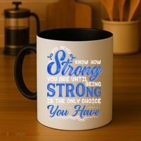 Blue Ribbon Colon Cancer Coffee Mug thumb 4