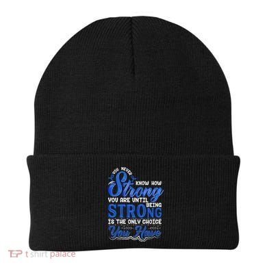 Blue Ribbon Colon Cancer Beanie