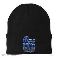 Blue Ribbon Colon Cancer Beanie thumb 0