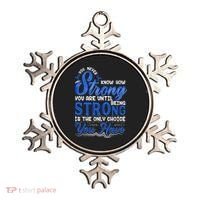 Blue Ribbon Colon Cancer Ornament thumb 0