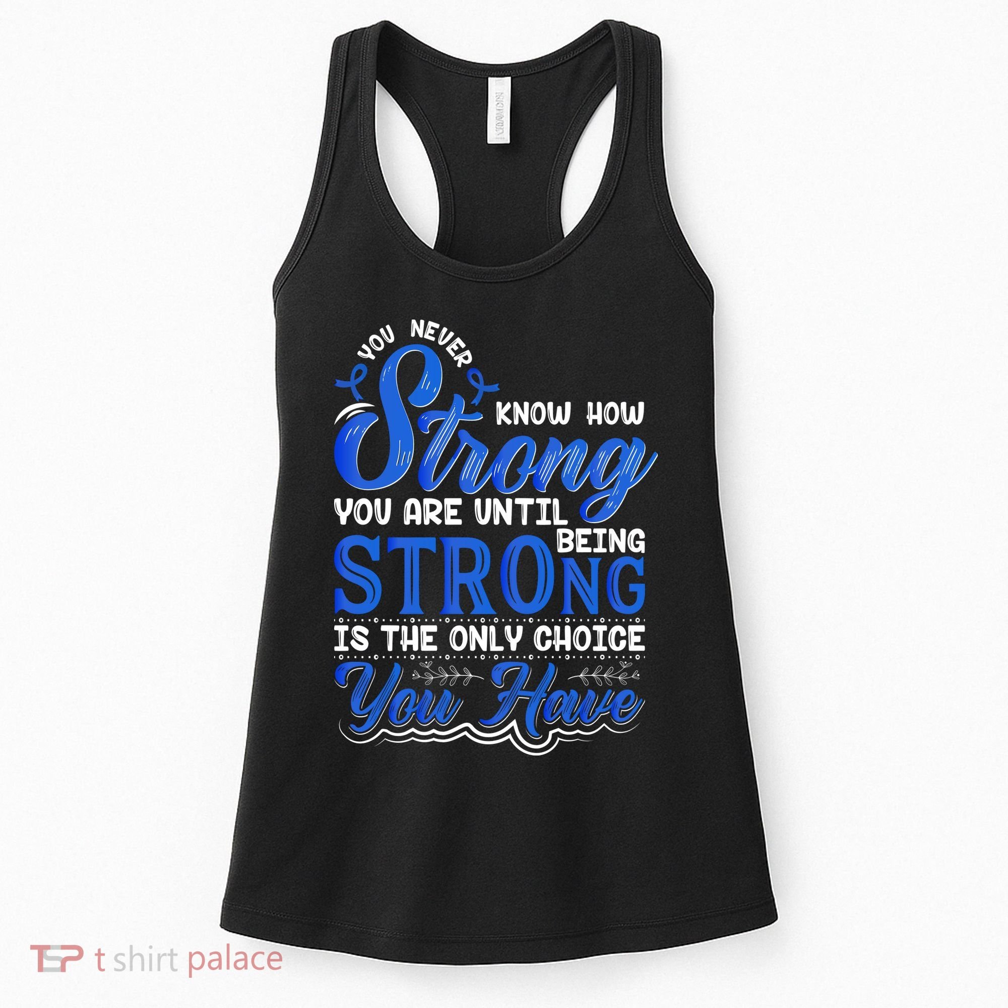 Blue Ribbon Colon Cancer Women's Tank Top