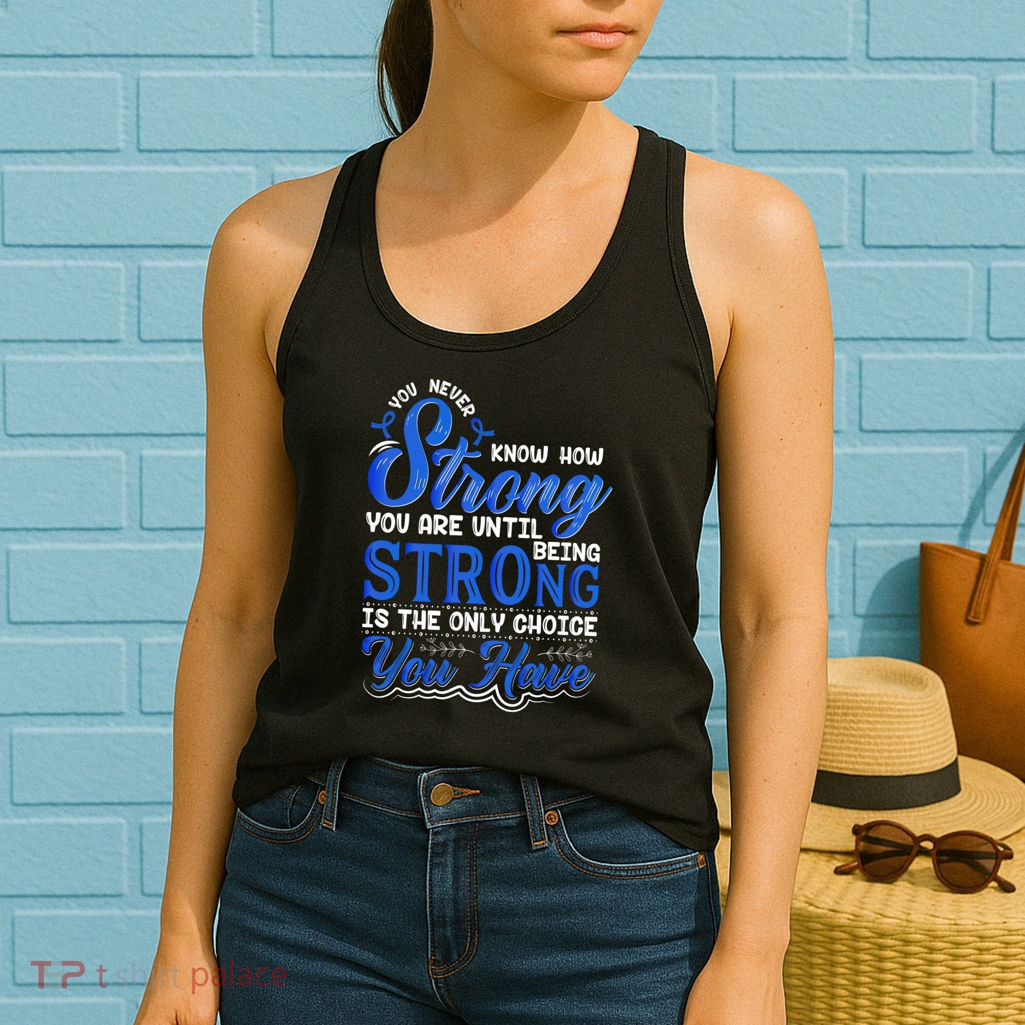 Blue Ribbon Colon Cancer Women's Tank Top
