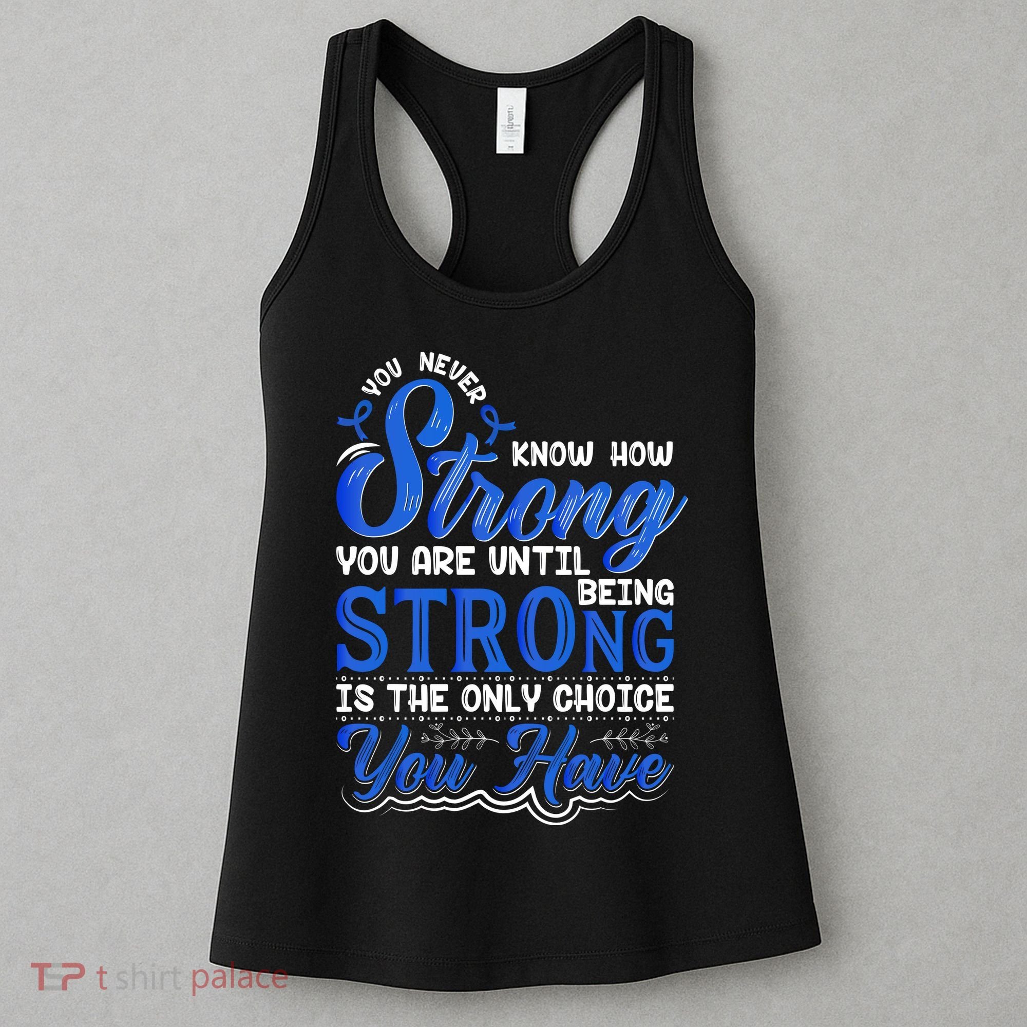 Blue Ribbon Colon Cancer Women's Tank Top