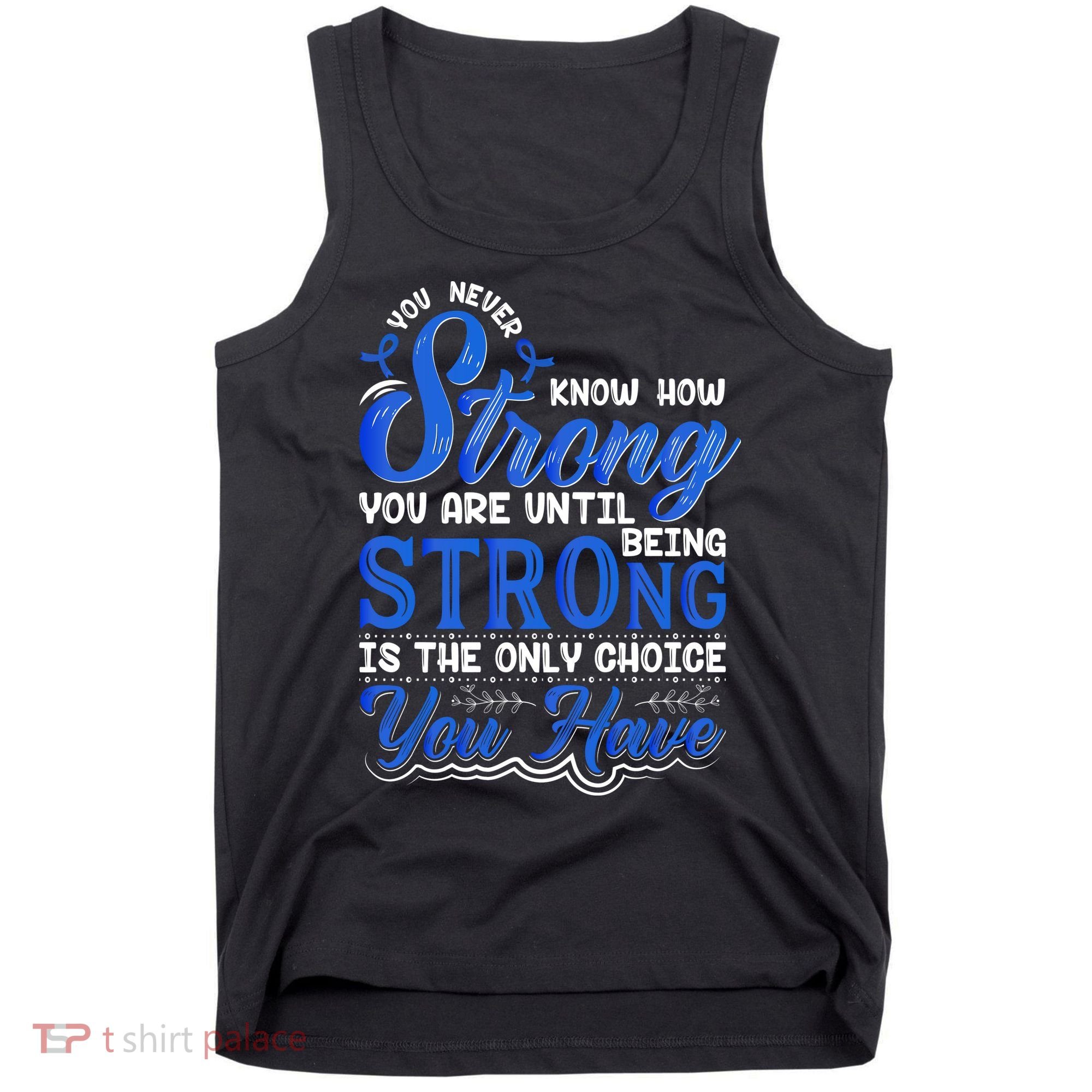 Blue Ribbon Colon Cancer Tank Top