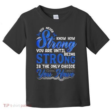 Blue Ribbon Colon Cancer Toddler T-Shirt