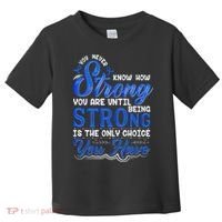 Blue Ribbon Colon Cancer Toddler T-Shirt thumb 0