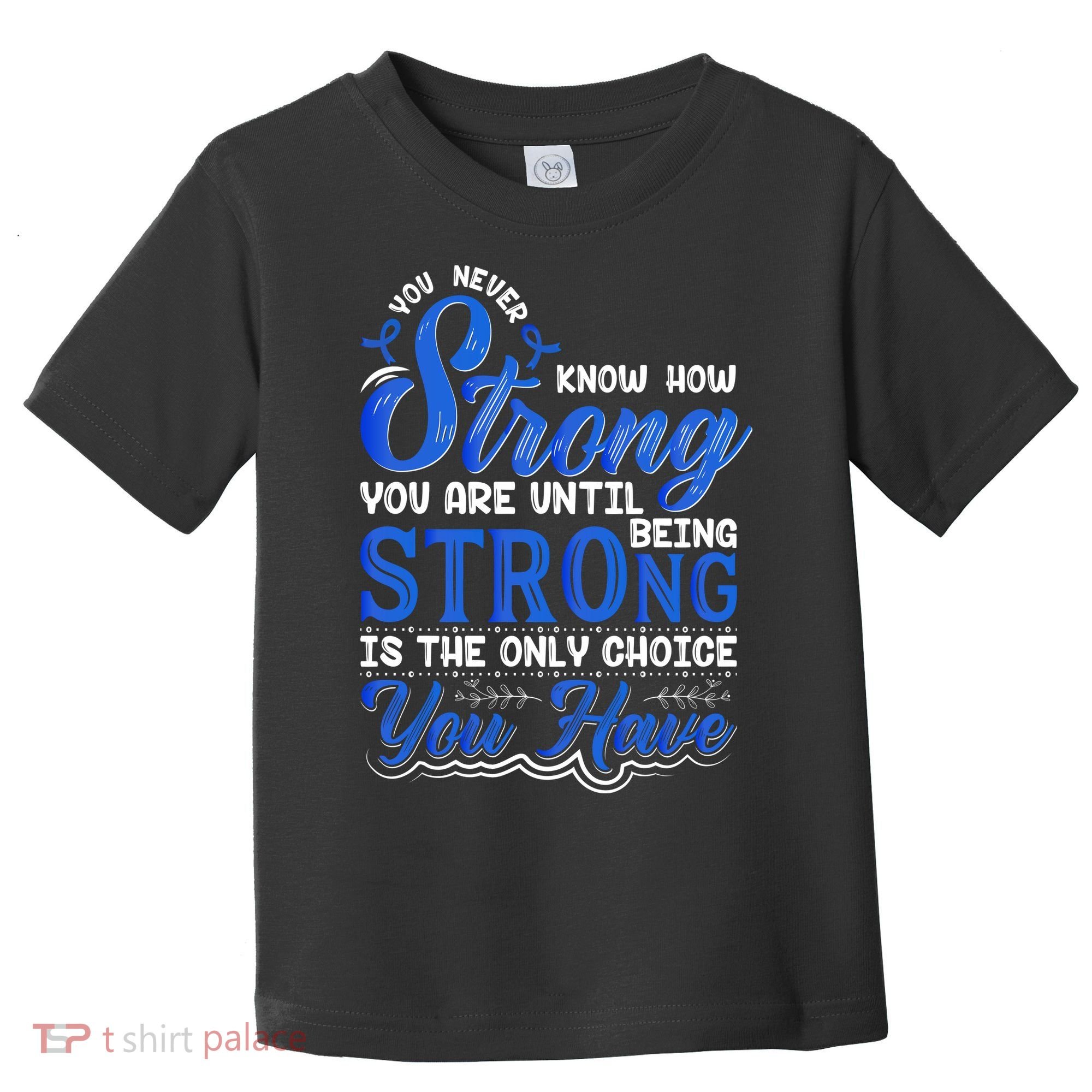 Blue Ribbon Colon Cancer Toddler T-Shirt