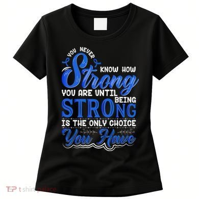 Blue Ribbon Colon Cancer Women's T-Shirt