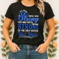 Blue Ribbon Colon Cancer Women's T-Shirt thumb 2