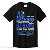 Blue Ribbon Colon Cancer Kids T-Shirt thumb 0