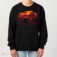 Buffalo Roundup Custer State Park South Dakota Sunset Women's Sweatshirt thumb 0