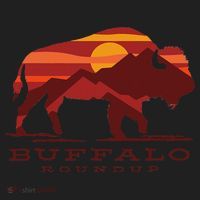 Buffalo Roundup Custer State Park South Dakota Sunset Beanie thumb 2