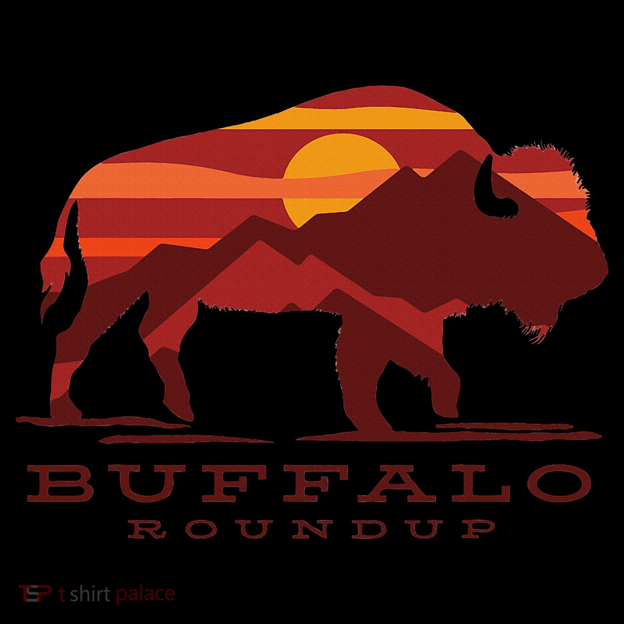 Buffalo Roundup Custer State Park South Dakota Sunset Women's Hoodie