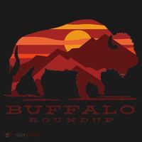 Buffalo Roundup Custer State Park South Dakota Sunset Baby Bodysuit thumb 2