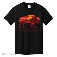Buffalo Roundup Custer State Park South Dakota Sunset Kids T-Shirt thumb 0