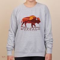 Buffalo Roundup Custer State Park South Dakota Sunset Women's Sweatshirt thumb 0