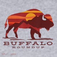 Buffalo Roundup Custer State Park South Dakota Sunset Women's Sweatshirt thumb 2