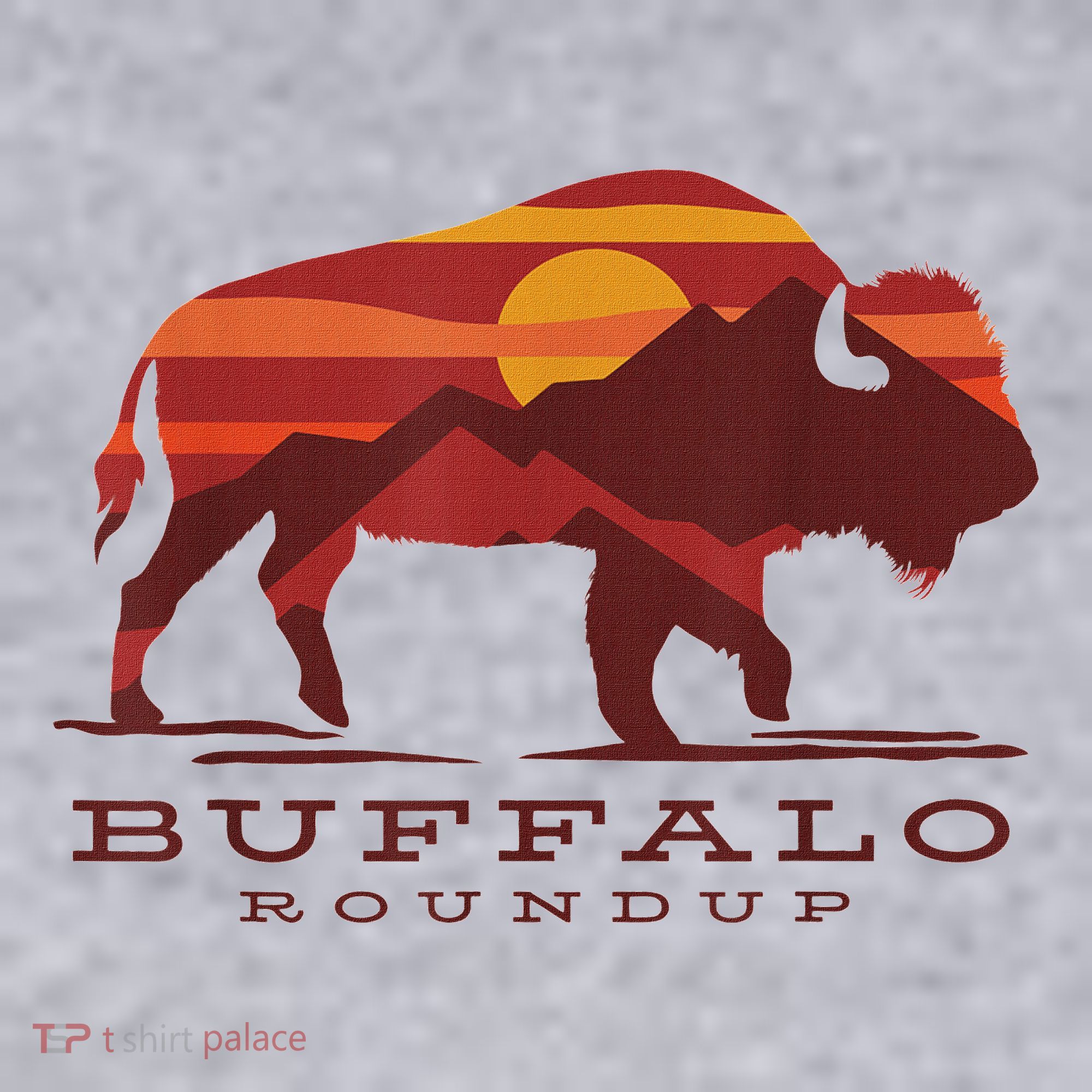 Buffalo Roundup Custer State Park South Dakota Sunset Women's Sweatshirt
