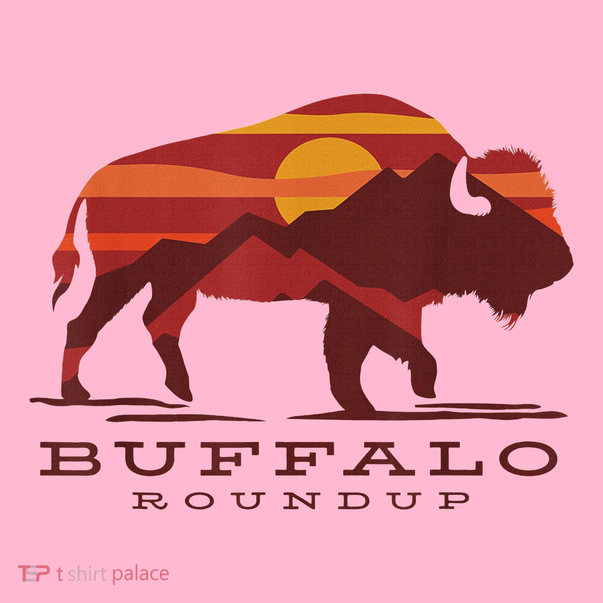 Buffalo Roundup Custer State Park South Dakota Sunset Coaster