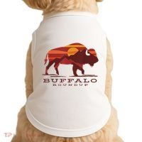 Buffalo Roundup Custer State Park South Dakota Sunset Doggie Tank thumb 0