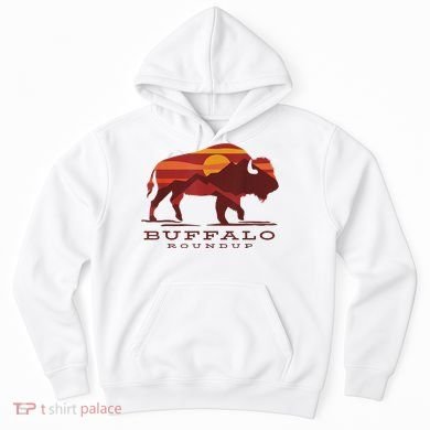 Buffalo Roundup Custer State Park South Dakota Sunset Hoodie