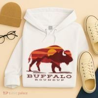 Buffalo Roundup Custer State Park South Dakota Sunset Hoodie thumb 4