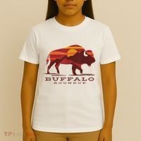Buffalo Roundup Custer State Park South Dakota Sunset T-Shirt thumb 4