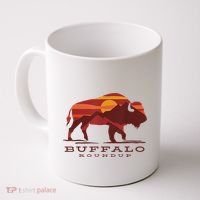 Buffalo Roundup Custer State Park South Dakota Sunset Coffee Mug thumb 0