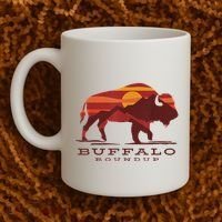 Buffalo Roundup Custer State Park South Dakota Sunset Coffee Mug thumb 2
