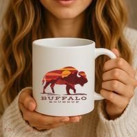 Buffalo Roundup Custer State Park South Dakota Sunset Coffee Mug thumb 3