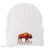 Buffalo Roundup Custer State Park South Dakota Sunset Beanie thumb 0