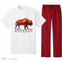 Buffalo Roundup Custer State Park South Dakota Sunset Pajama Set thumb 0