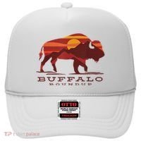 Buffalo Roundup Custer State Park South Dakota Sunset Hat thumb 0
