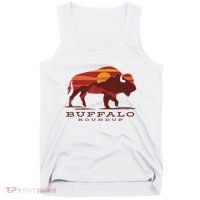 Buffalo Roundup Custer State Park South Dakota Sunset Tank Top thumb 0