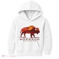 Buffalo Roundup Custer State Park South Dakota Sunset Kids Hoodie thumb 0