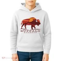 Buffalo Roundup Custer State Park South Dakota Sunset Kids Hoodie thumb 4