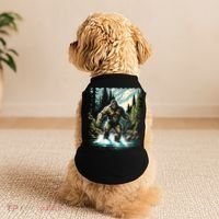 Bigfoot River Crossing in National Forest Sasquatch Cryptid Doggie Tank thumb 2