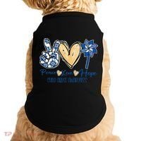 Blue rainbow child abuse prevention awareness month 247365 Doggie Tank thumb 0