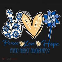 Blue rainbow child abuse prevention awareness month 247365 Sweatshirt thumb 3