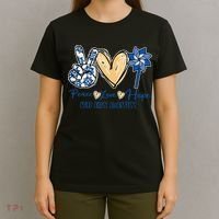 Blue rainbow child abuse prevention awareness month 247365 T-Shirt thumb 4