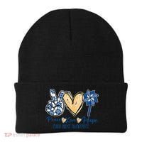 Blue rainbow child abuse prevention awareness month 247365 Beanie thumb 0