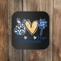 Blue rainbow child abuse prevention awareness month 247365 Coaster thumb 0
