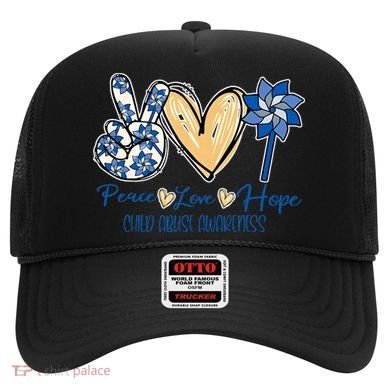 Blue rainbow child abuse prevention awareness month 247365 Hat