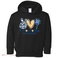 Blue rainbow child abuse prevention awareness month 247365 Toddler Hoodie thumb 0
