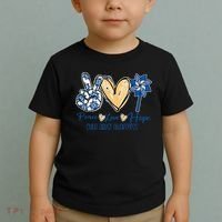 Blue rainbow child abuse prevention awareness month 247365 Toddler T-Shirt thumb 2