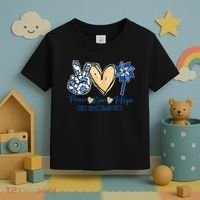 Blue rainbow child abuse prevention awareness month 247365 Toddler T-Shirt thumb 3