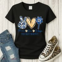 Blue rainbow child abuse prevention awareness month 247365 Women's T-Shirt thumb 3